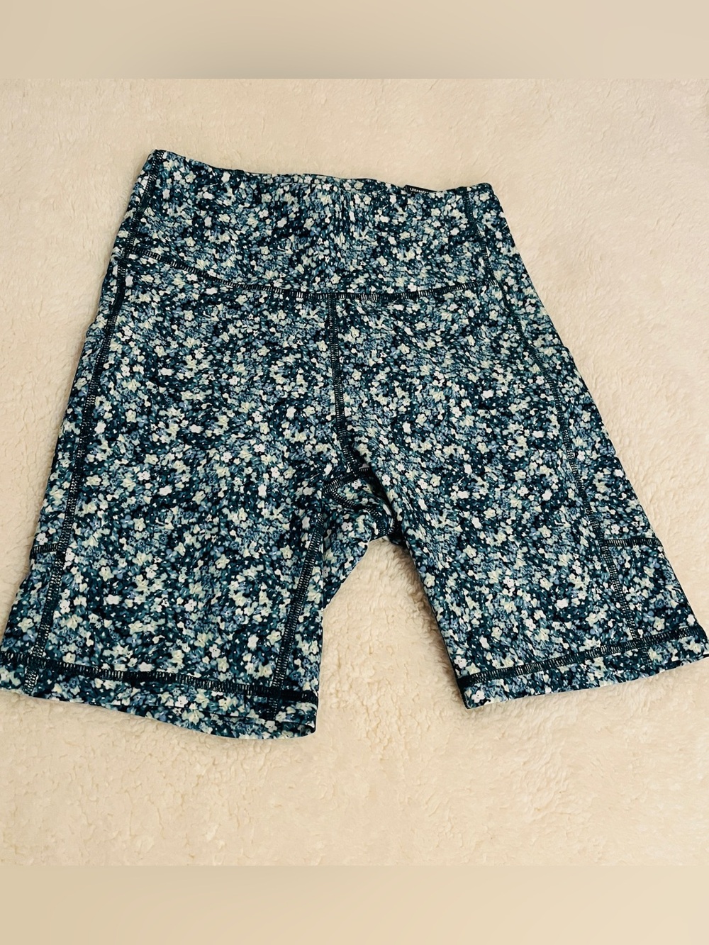 Tek Gear Teal & Navy Floral Bike Shorts